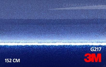 3M 2080 G217 Gloss Deep Blue Metallic car wrap folie