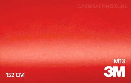 3M 2080 M13 Matte Hotrod Red car wrap folie