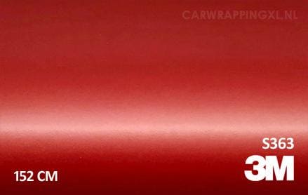 3M 2080 S363 Satin Smoldering Red car wrap folie