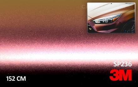 3M 2080 SP236 Satin Flip Volcanic Flare car wrap folie