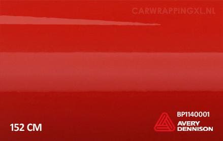 Avery SWF Gloss Cardinal Red car wrap folie