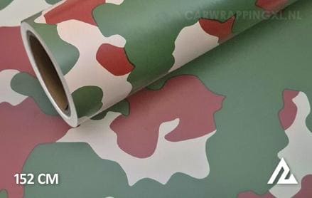 Camouflage groen bruin car wrap folie