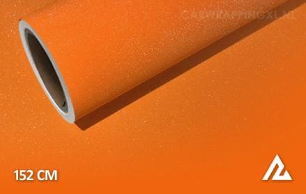 Diamant oranje car wrap folie