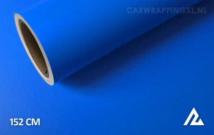 Mat blauw car wrap folie