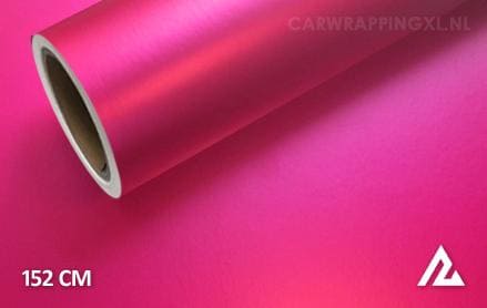 Mat chroom fuchsia car wrap folie