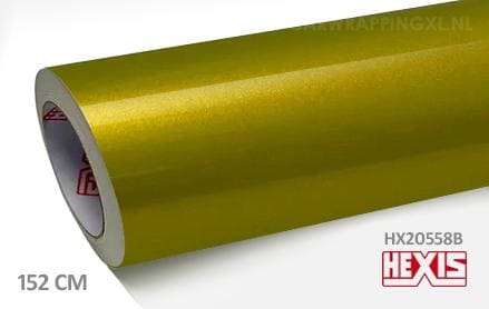 Hexis HX20558B Metallic Yellow Gloss car wrap folie