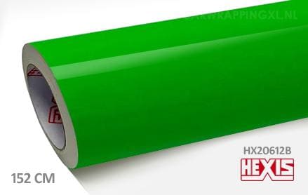 Hexis HX20612B Fluor Green Gloss car wrap folie