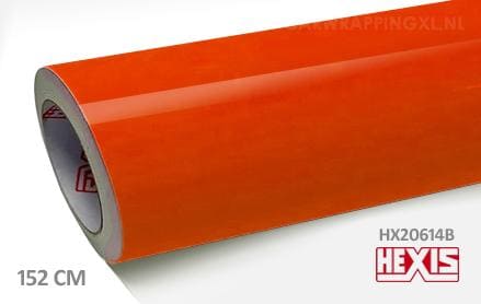 Hexis HX20614B Fluor Orange Gloss car wrap folie