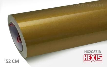 Hexis HX20871B Gold Gloss car wrap folie