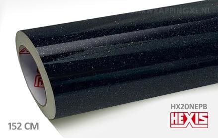 Hexis HX20NEPB Ebony Sparkle Black Gloss car wrap folie