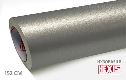 Hexis HX30BASILB Brushed Aluminium Silver car wrap folie