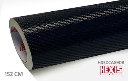 Hexis HX30CA890B Black Carbon Gloss car wrap folie